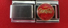 Charm Casa D'Oro Coca Cola Italian Modular stainless steel preowned