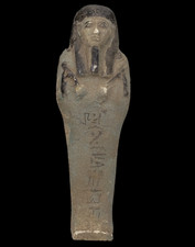 Antigua Estatuilla Egipcia Antigüedades Egipcias Ushabti Shabti Siervo Auténtica BC