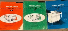 Lowery  Organ Learning Pointer system     1965  Music  Lot Of 3