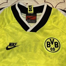 M vtg 1995 NIKE BORUSSIA DORTMUND football shirt BVB soccery jersey Germany 90s