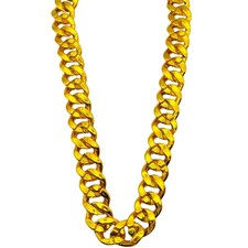 Plastic Hip Hop Chain Necklace, 80s 90s Costume Accessory, Men's Chunky Necklace