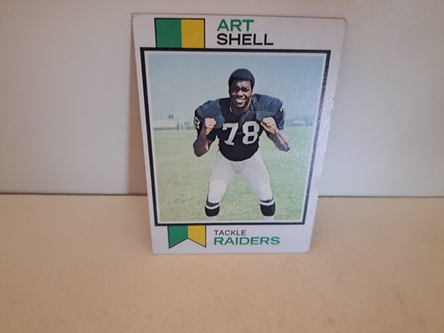 ART SHELL 1973 Vintage card Topps #77 Rookie Rc OAKLAND RAIDERS Coach HOF Exc - Picture 1 of 2