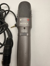 Sony Stereo 5-Prong Mic Microphone, Model ECM-MS957, w/ Cable Tested Working