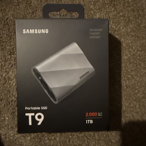 Samsung T9 1TB Portable SSD EXTERNAL Solid State DRIVE 2000 mb/s PC MAC ANDROID - 第 1/1 張圖片