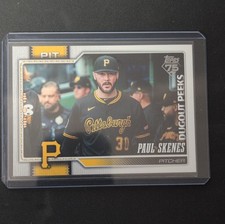 Topps 2026 Series 1 Paul Skenes Dugout Peeks #100 Pittsburgh Pirates Insert