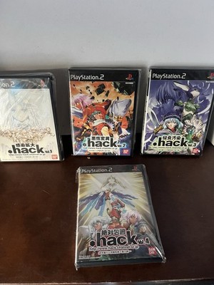 JP PS2 - .hack Vol 1 Vol 2 Vol 3 Vol 4 + Anime DVDs - REGION LOCKED - US SELLER