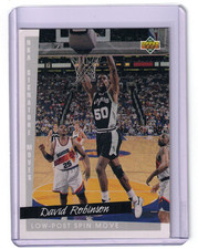 1993-94 Upper Deck David Robinson #248 Signature Moves Low-Post Spin Move Spurs