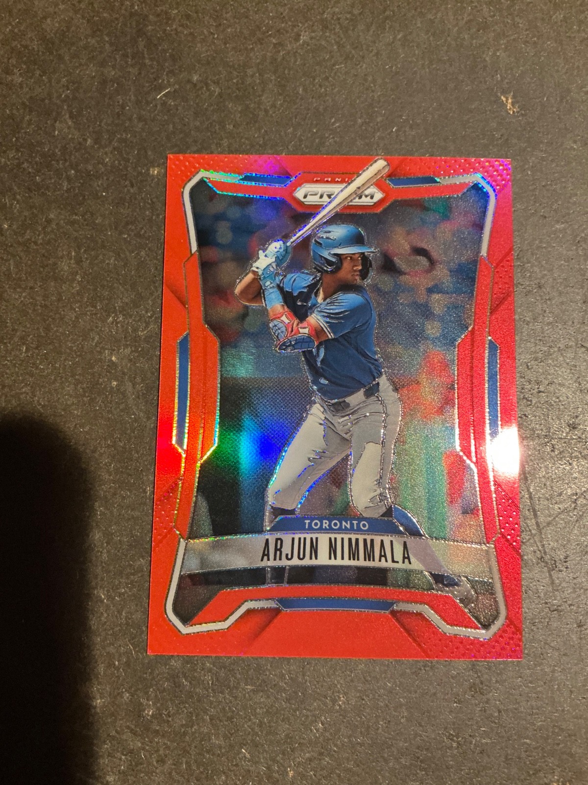 2026 Prizm Baseball Arjun Nimmala Red Prizm #175/299 Toronto Blue Jays