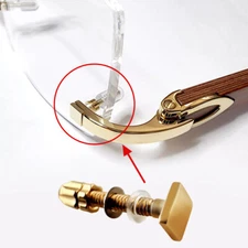 Replacement Screws and Bolt Set for Cartier Eyeglasses / Sunglasses Frames