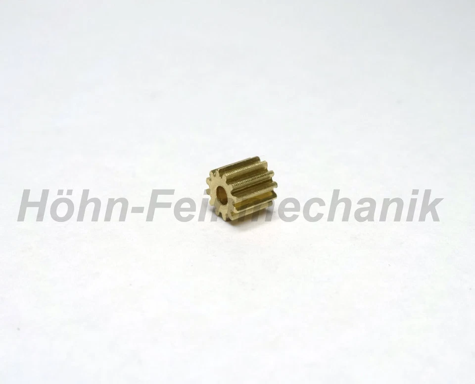 HÖHN-MODELLBAU Stirnzahnrad, Zahnrad Modul 0,3, aus Messing, 12 Zähne