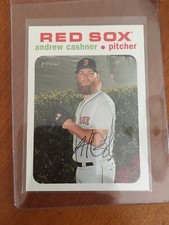2020 topps heritage ANDREW CASHNER White Border SSP Only 50 Copies Printed MINT+