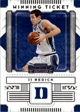 2020-21 Contenders Draft Picks Winning Ticket #33 JJ Redick Duke Blue Devils *+*