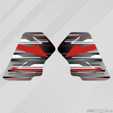 REDSPEED STYLE OTK PRE-2011 FUEL TANK STICKERS - KARTING - JakeDesigns