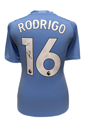 Maglie Calcio Maglie Rodrigo RODRI SIGNED MANCHESTER CITY 23/24