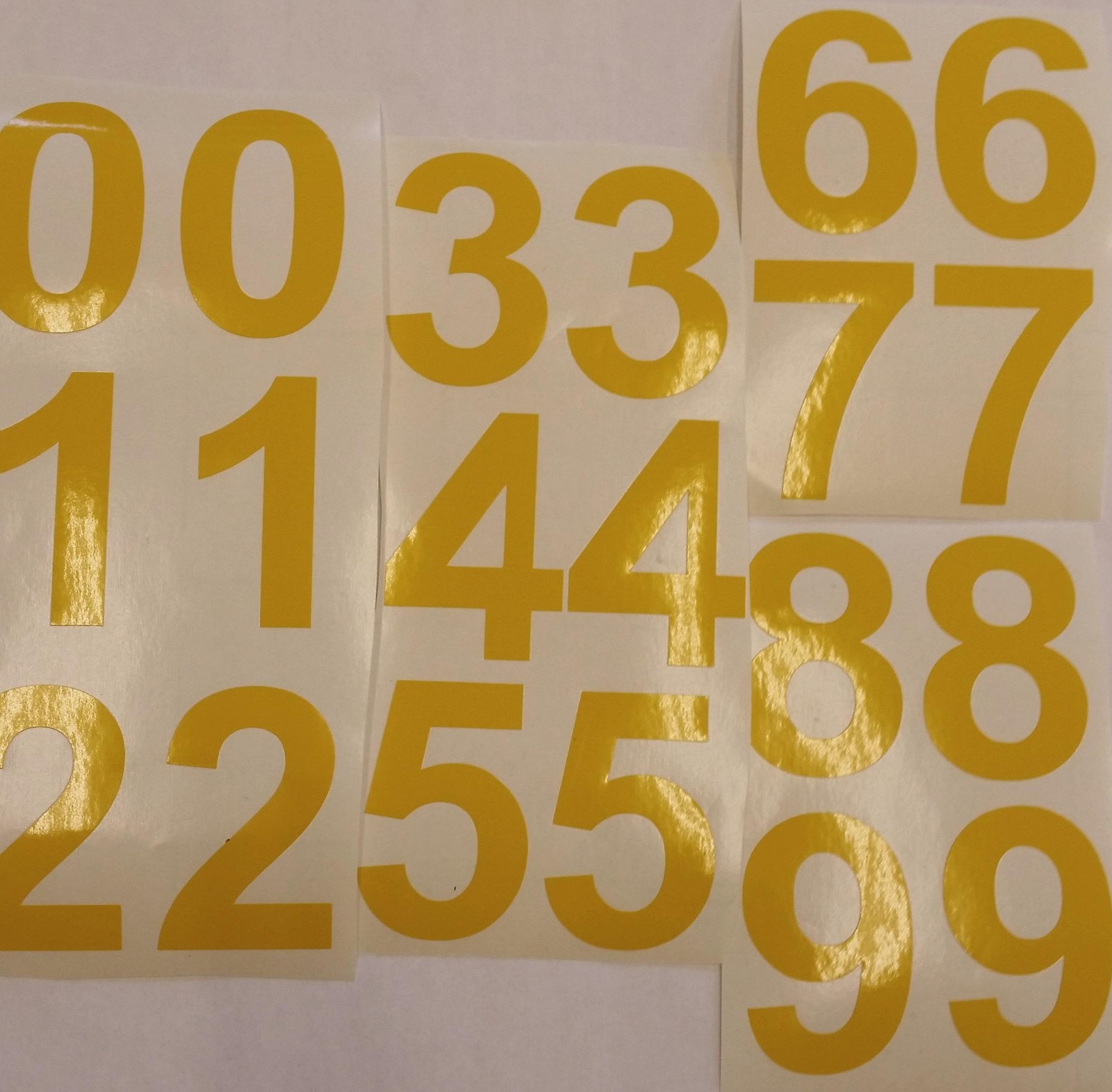 20 Sticky Vinyl Numbers, Crafts, Menus, Filing, Signs. 3