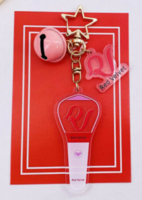 Red Velvet Kpop Lightstick Bell Keychain Keyring US SELLER | eBay