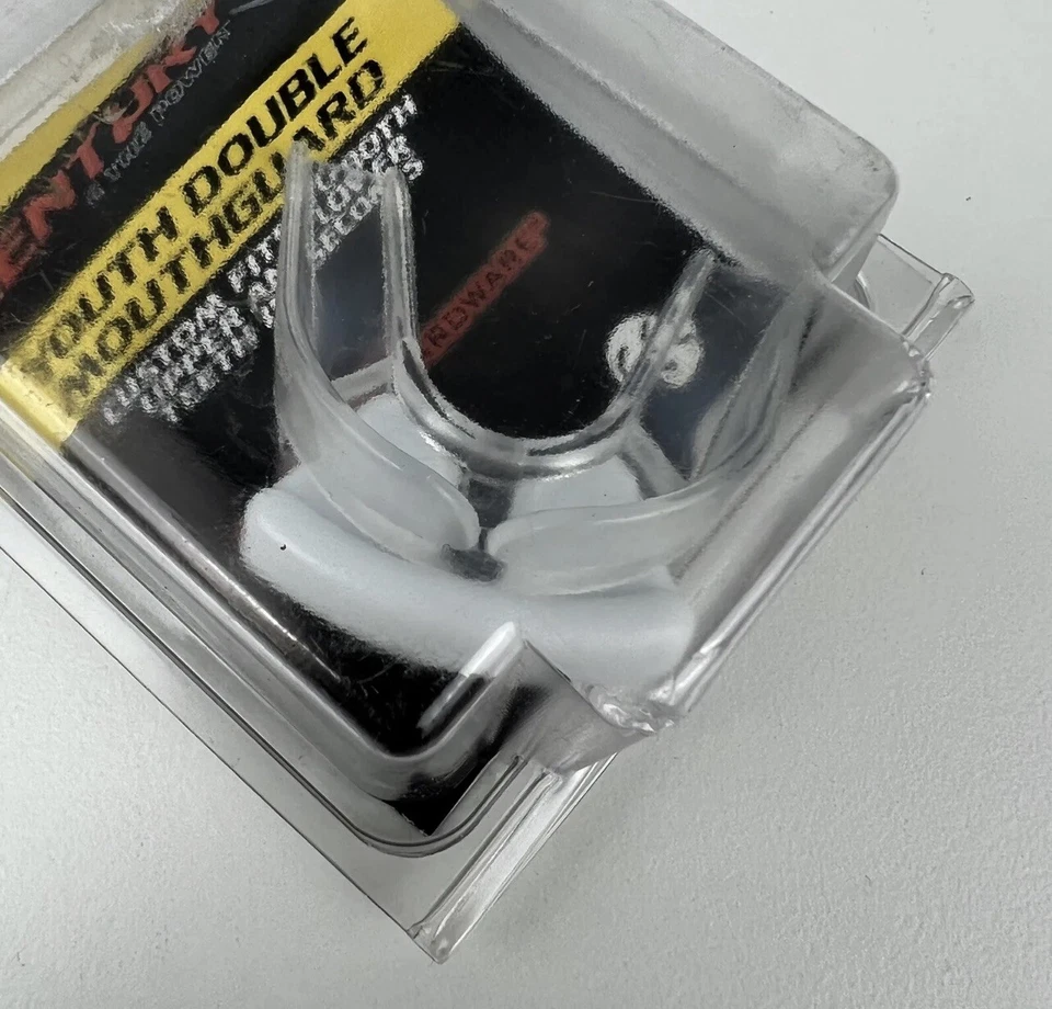 Protector bucal doble juvenil protector de goma protector de dientes broca de ebullición fútbol, boxeo Foto 2 de 3