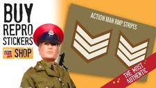 Action Man Royal Military Policeman Stripes Stickers