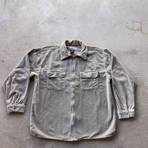 Vintage Quiksilver Jacket Mens Large Beige Corduroy Zip Up Surf Skate Y2K 90s - Picture 2 of 10