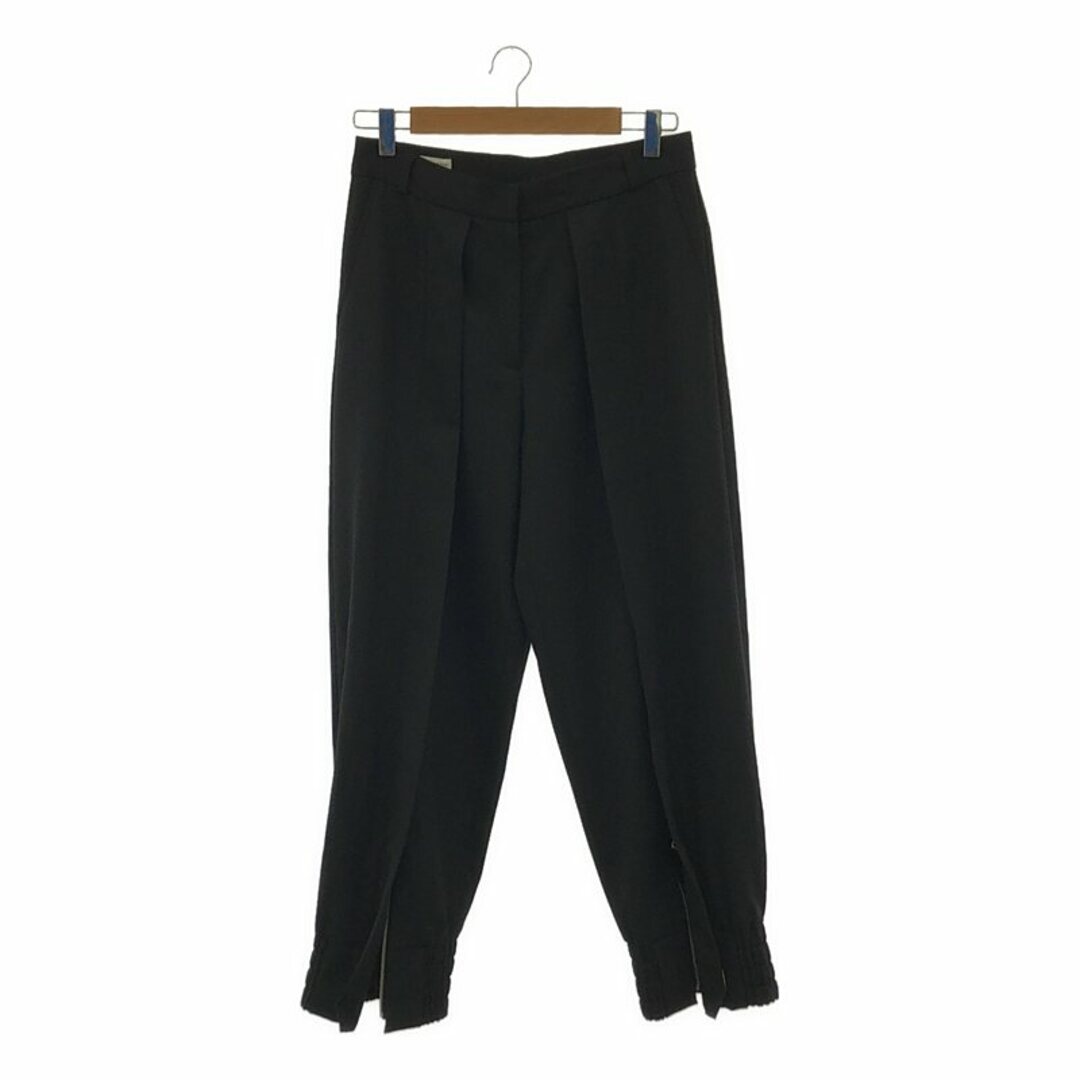 DRIES VAN NOTEN DRIS Hem Zip Slit Wide Tapered Slacks Pants DRIES VAN NOTEN DRIS Hem Zip Slit Wide Tapered Slacks Pants