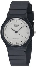 Casio MQ-24-7ELDF NEW Men's Watch Black Analog White Quartz Movement