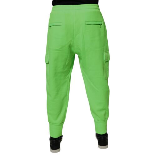 Pantalones Cargo Jogger Neon Verde DOLCE & GABBANA Para Hombre IT46/W32/S 900usd - Foto 3 di 7