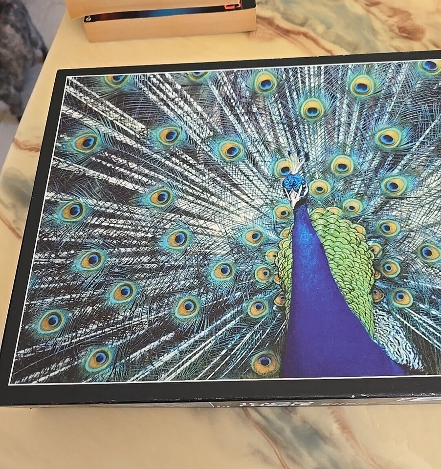 Пазл Piatnik Peacock 1000 шт. Plume Zoo Animal 26,5 дюйма x 17,4 дюйма No563843 - Изображение 2 из 4