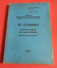 NVA DDR Handbuch / Dienstvorschrift " Gefechtsvorschrift der Landstreitkräfte "