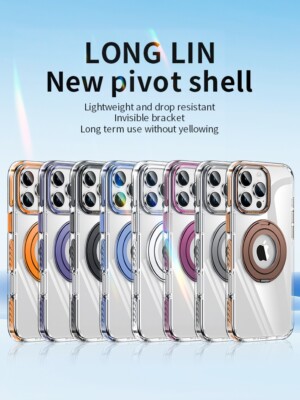Stand phone case suitable for iPhone 16 Promax phone case transparent(descriptio