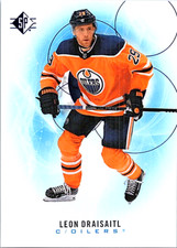 2020-21 SP Authentic Hockey Blue #33 Leon Draisaitl Oilers 