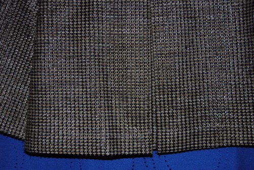Women's BADGLEY MISCHKA Multi Color Woven Cropped Blazer Size 10 - Picture 5 of 5
