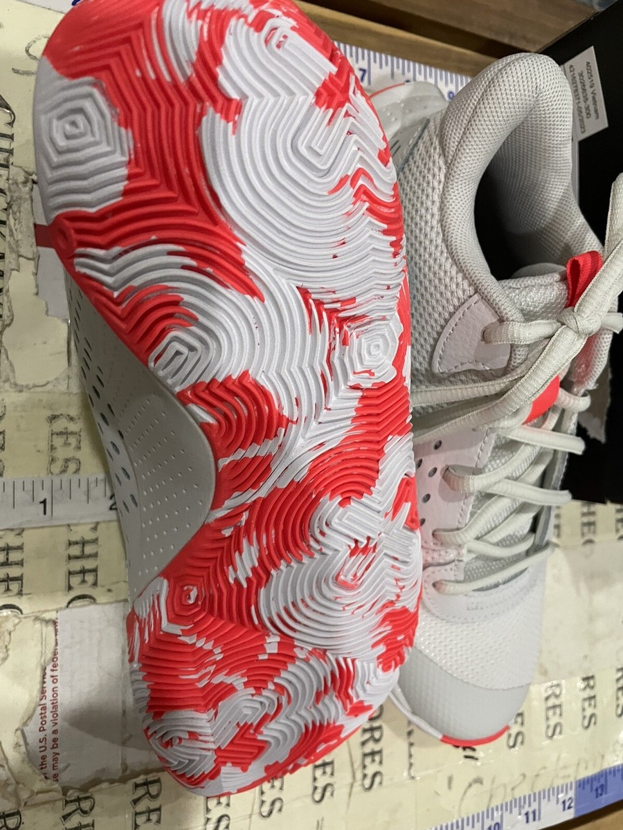 Under Armour Youth Jet 23 Basketball Athletic Shoes White Orange