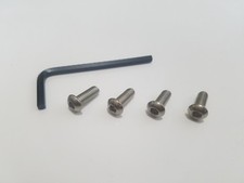 4 Replacement Hex Auto License Plate Screws Stainless Steel Bolts For Lexus