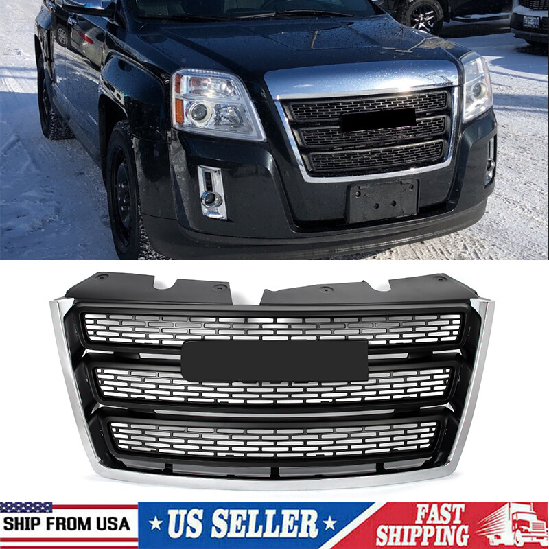 Chrome Honeycomb Front Bumper Grille For 2010-2015 GMC Terrain Denali – Direct Replacement - View #6
