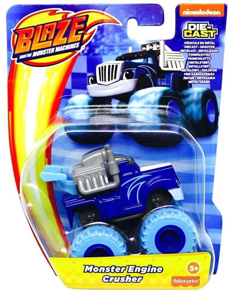 FISHER-PRICE ENGINE CRUSHER - Blaze und Die Monster Machines Auto 1:64 Die-cast Fahrzeuge