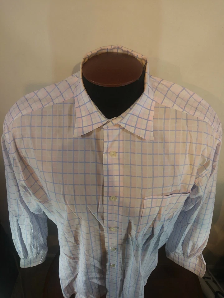 Alex Cannon XL Men's Long Sleeve Button Up Shirt pink long sleeve - Image 3 of 4