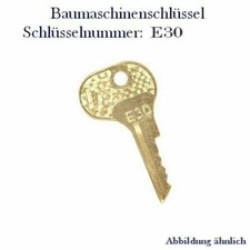#22 Nr.E30 (14609) Zündschlüssel Bosch BaumaschinenSchlüssel Minibagger Radlader