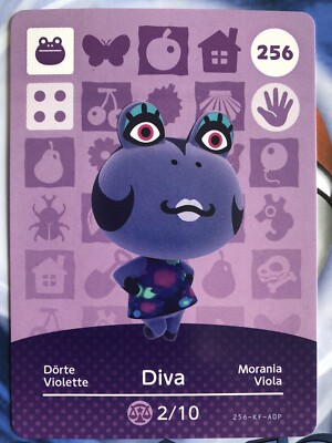Carte Amiibo Animal Crossing 256 Violette Diva EUR S rie 3 EBay carte-amiibo-animal-crossing-256-violette-diva-eur-s-rie-3-ebay
