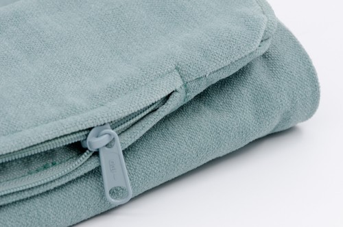 IKEA Bezug Grönlid 2er Schlafsofa Bettsofa Armlehne Ljungen hellgrün Couch Husse - Bild 5 von 6