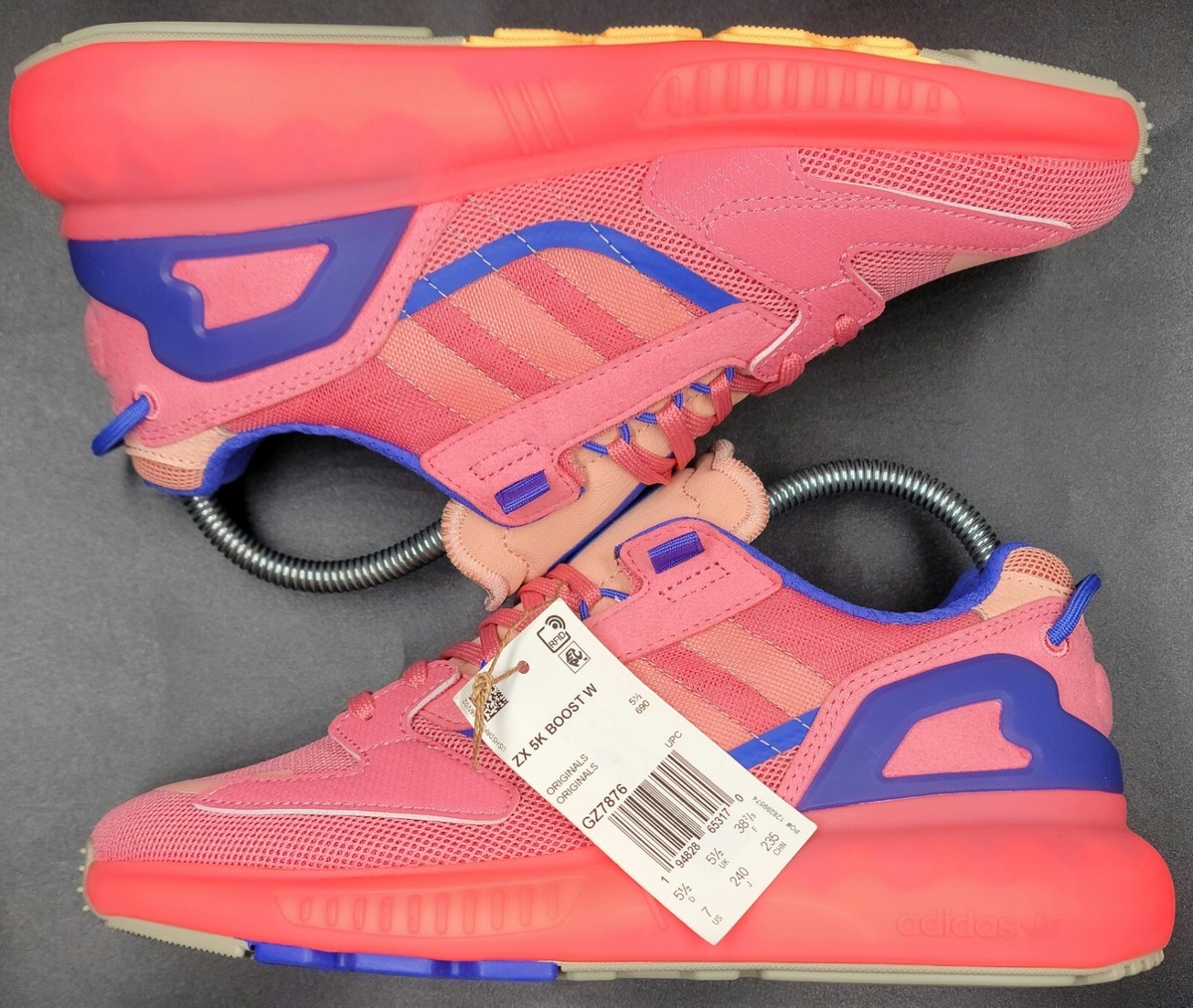 Adidas W ZX 5K Boost Hazy Rose GZ7876 Women's Running Pink Shoes
