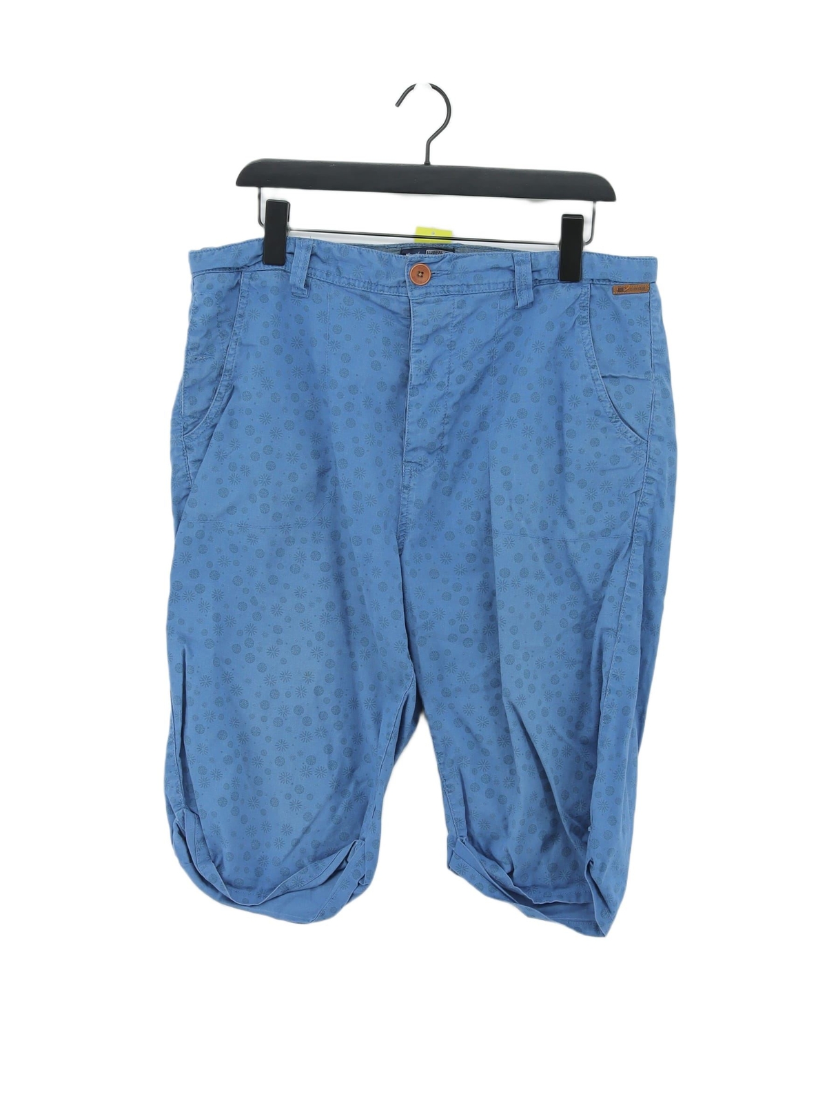 Code Men's Shorts L Blue 100 Cotton Chino eBay