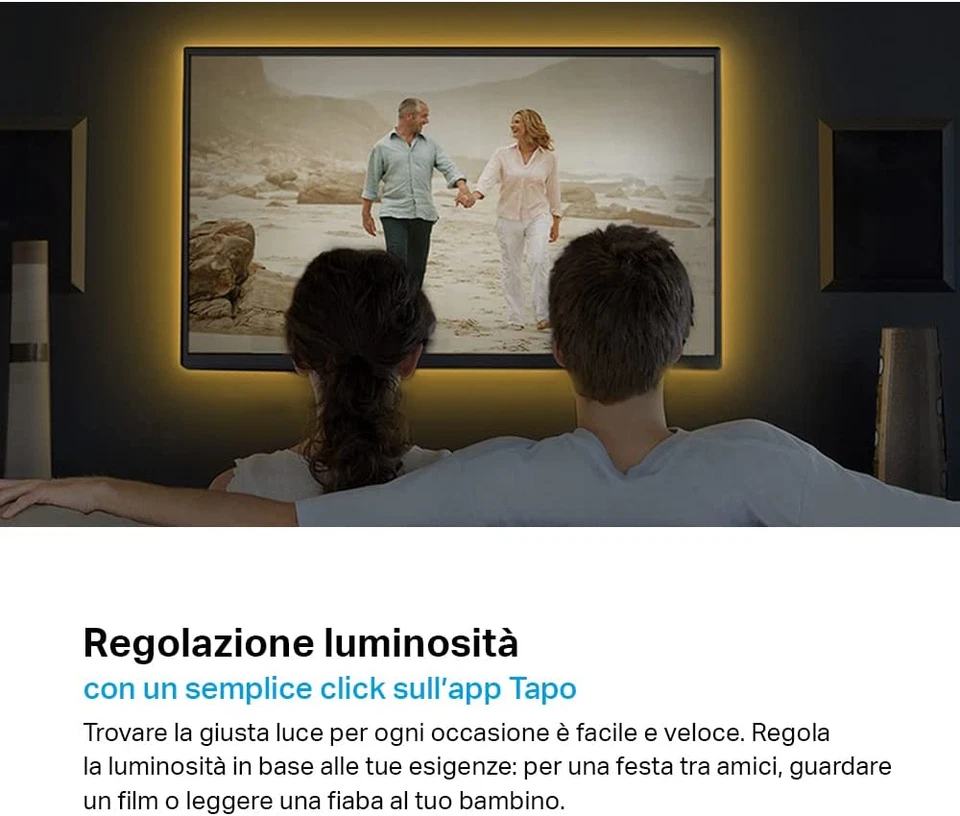 Tp-Link  L900-5 Striscia LED Smart Wi-Fi 5M, Controllo Vocale Compatibile Con Al - Immagine 4 di 4