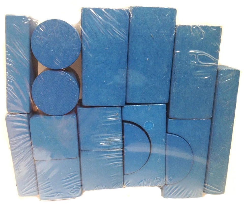 Wooden Shaped Blocks Set 98pcs - Image 4 of 4