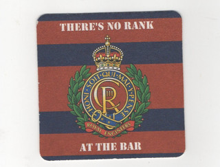 THE ROYAL ENGINEERS VINTAGE BEER MAT FROM COLLECTION BX1/4