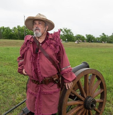 La Porte Texas Steve van Roeder 2014 Battle of San Jacinto Reenactment