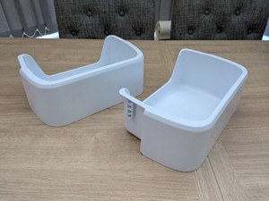 2 Flaschenbehälter Samsung RF62QEPN Amerikanische Kühl-Gefrierkombination Ersatzteile/Parts