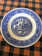 Vintage 7 1/4 Inch Willow Ware Blue Willow Pattern By Royal China USA