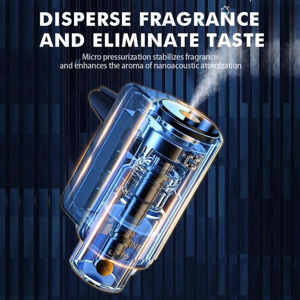 Deodorante per Auto con Diffusore Aromaterapia, Umidificatore e Oli Essenziali - Immagine 3 di 4