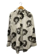 JW ANDERSON (J.W.ANDERSON) Long Sleeve Shirt, Size S, Cotton, White, All-Over Pr