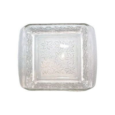 Princess House Fantasia Weihnachtsstern Quadratische Backform 8''x8'' Kristallform Mattiert